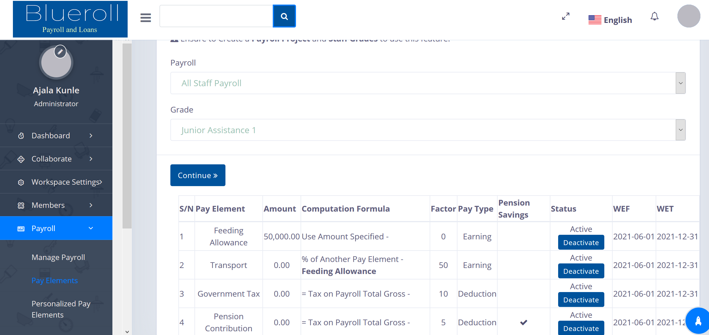 Blueroll Payroll and Loan Management System