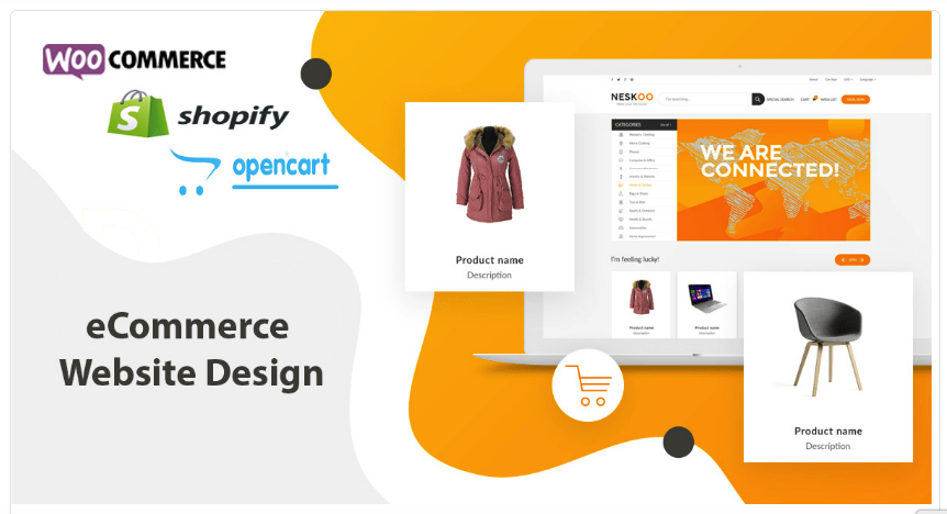 Create Stunning Ecommerce Website With Shopify, Woocommerce
