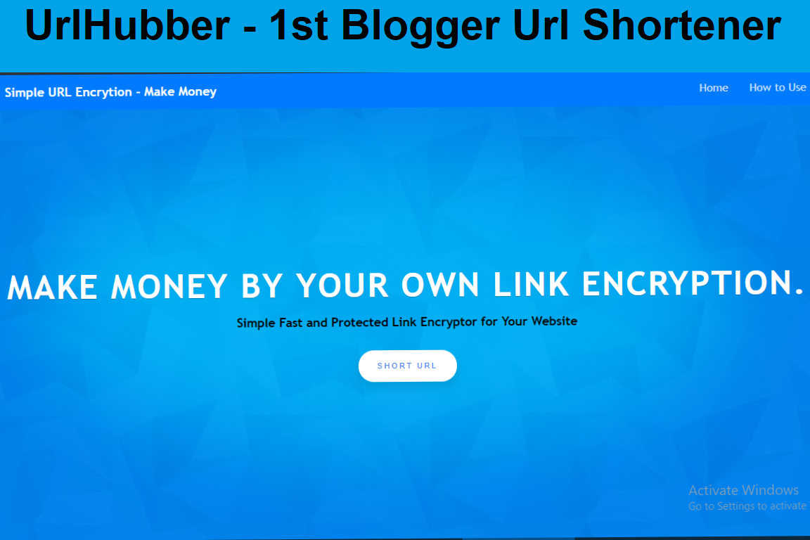 UrlHubber Template - For Blogger 