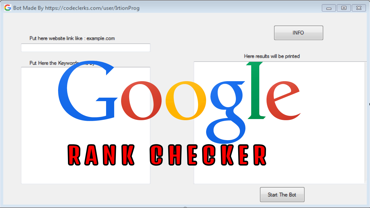 google search ranking check