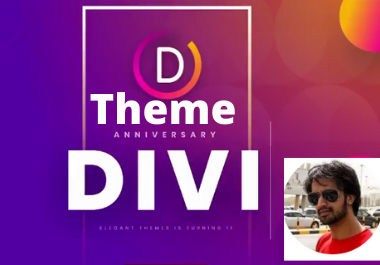 Install Divi theme, import divi layout and make your Website 