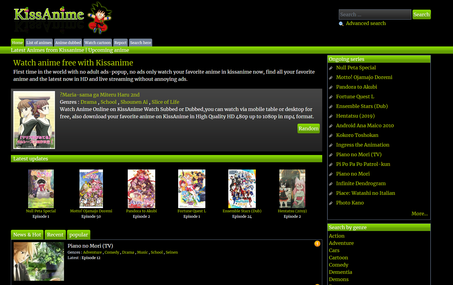 Anime streaming website with auto updated new episodes daily