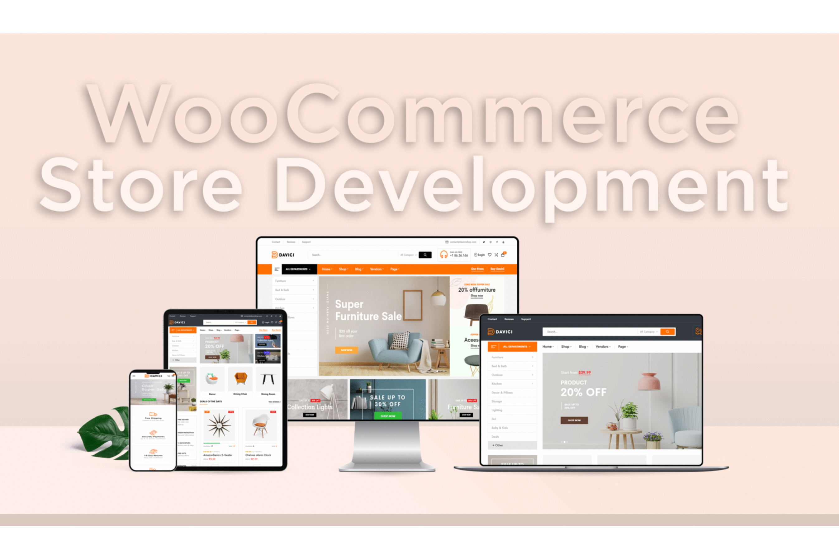 I will design and developed your e-commerce website with woocommerce