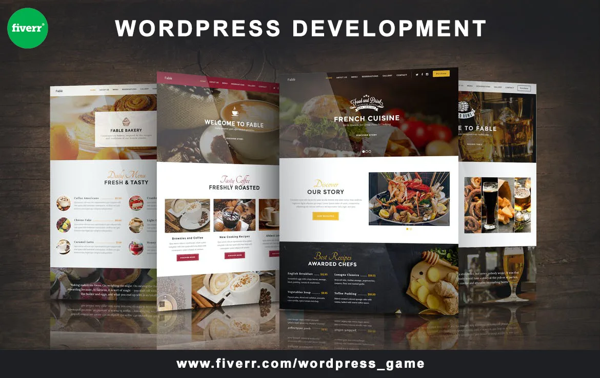 create professional and responsive wordpress website design