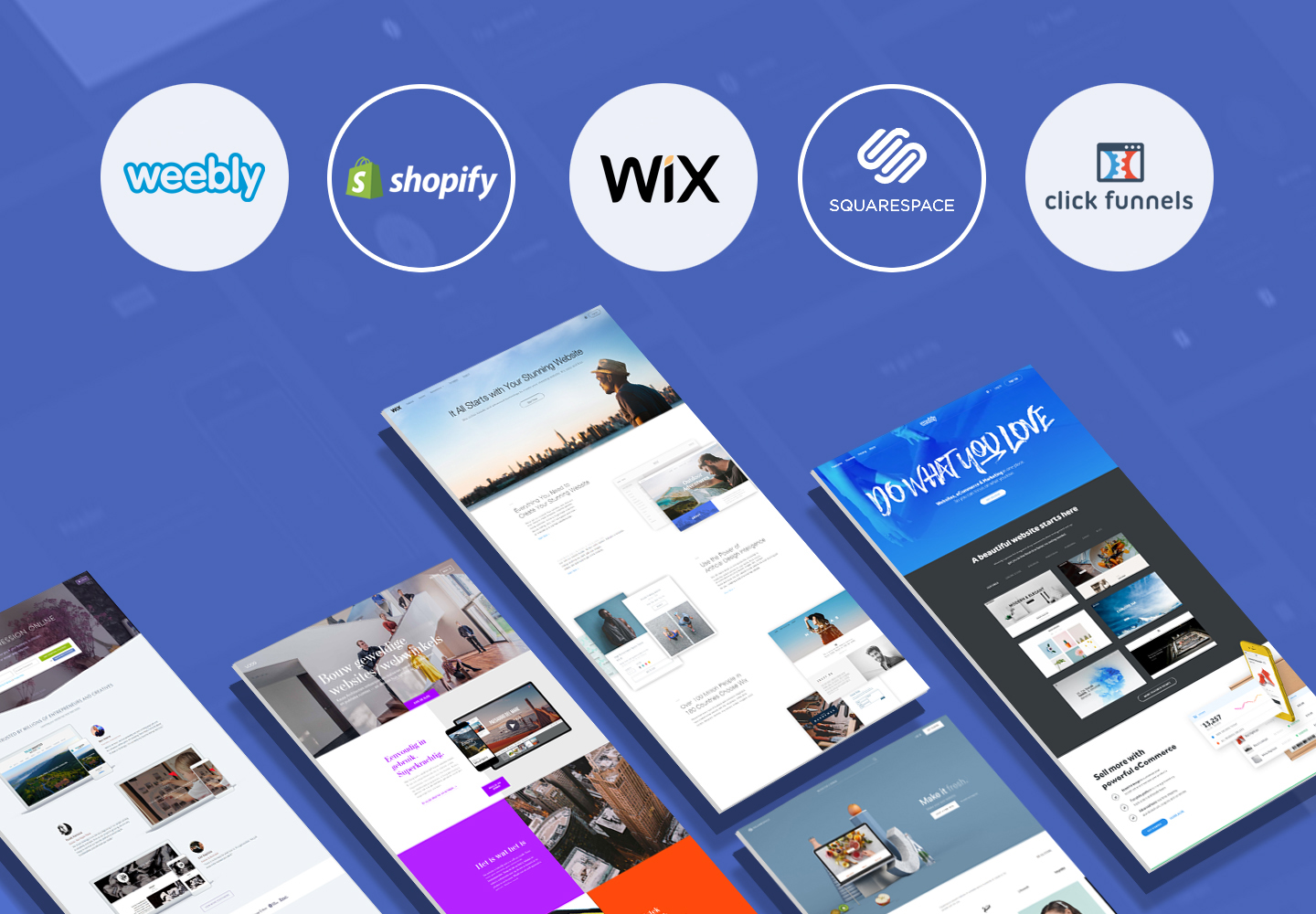 Create Bigcommerce,Shopify,Wix,Weebly Stores Websites