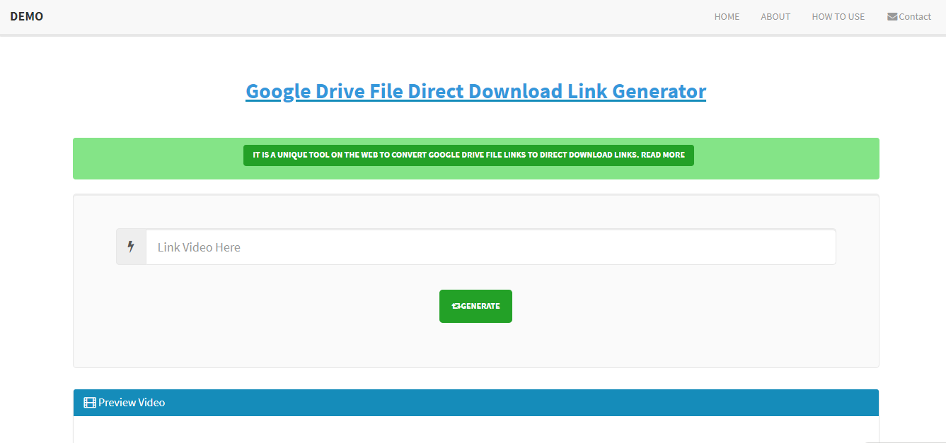 Google Drive Video Generator