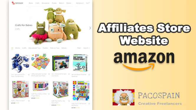 create complete auto Amazon affiliate store on Autopilot