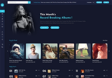 Miraculous Online Music Store HTML Premium Template
