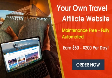 I will create fully automated travel website for passive income
