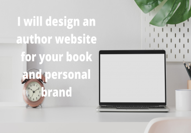 I will design an author website for your book and personal brand