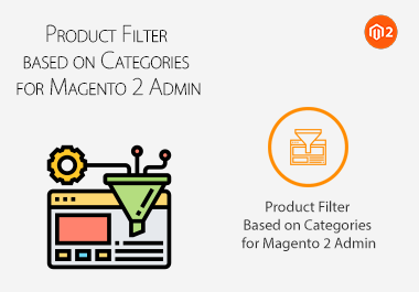 Product Filter based on Categories for Magento 2 Admin