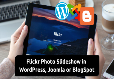 Embed Flickr Photo Slideshow in Website