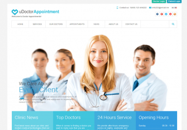 uDoctor Appointments PHP Script