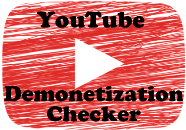 YouTube Demonetisation Checker