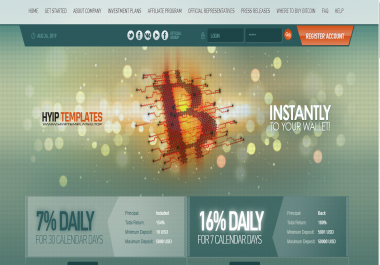 Investment website or hyip website