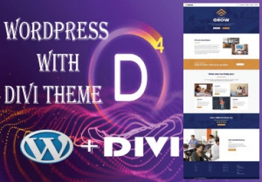 I can create responsive WordPress website by using divi theme,  divi builder