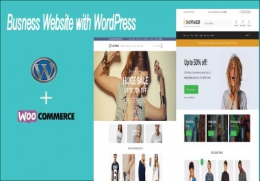 I can create ecommerce website with woo commerce