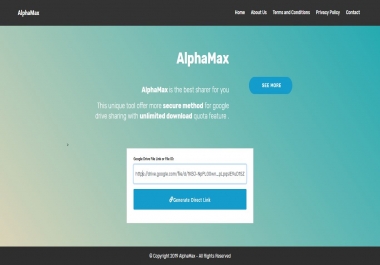AlphaMax is the best sharer for you