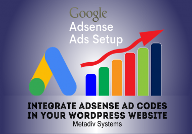 Implement adsense ad codes on your wordpress website