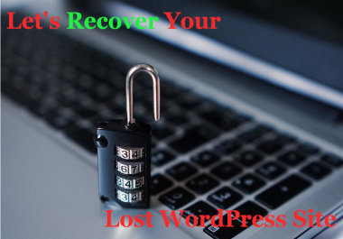 Recover Lost WordPress Websites