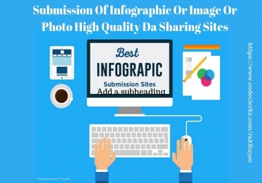 Submit your Image Or Infographic Submission In Top 90 Unique High Quality Sites