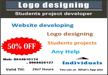 Website,  Logo & Students CSE Projects developing