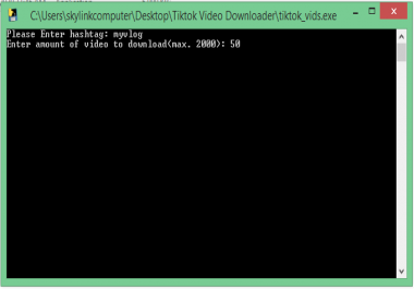 TikTok Video Downloader Based on HashTag Given