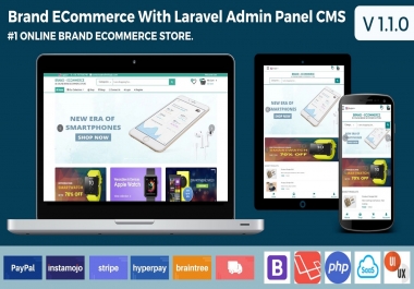 Brand Ecommerce With Laravel Admin Panel CMS