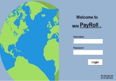 Mini payroll system for SME Small to medium enterprises