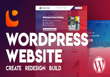 Create Re-Design Build WordPress Website