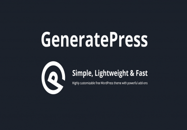 Install GeneratePress Premium WordPress with Official License Lifetime