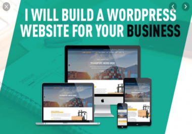 i will build professional wordpress website for you