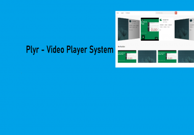 Plyr Video Player System in CodeIgniter