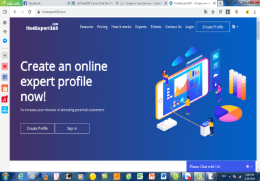 Create an online expert profile to get more customers and jobs