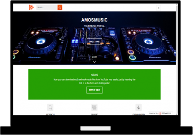 Amosmusic - Music search engine and downloader cms