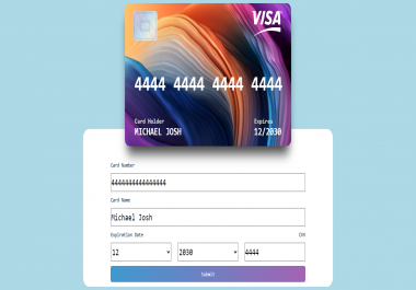 Credit Card Form - Pure Javascript