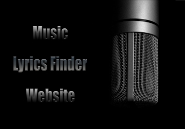 Lyrics finder is built with PHP. It's a song lyrics website with admin panel.