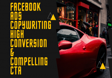 I will write persuasive high conversion facebook ads copy