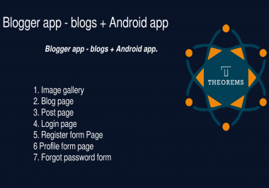 Blogger app - blogs + Android app