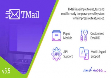 Script TMail - Multi Domain Temporary Email