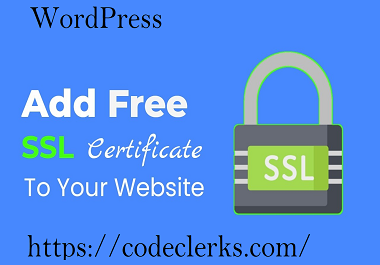 I will install free https SSL certificate or fix related errors
