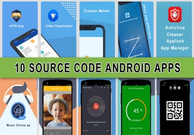 Selling10 source app Android Studio with admob