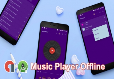 Music Player Offline Android App Source Code with admob