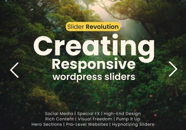 Creating responsive WordPress sliders using Slider Revolution