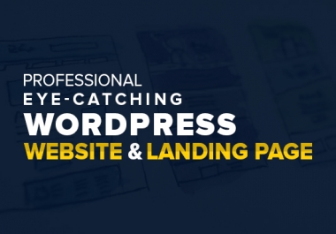Create Professional WordPress Website or Landing Page Using Elementor