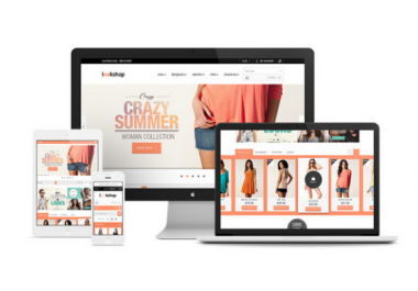 I will develop attractive ecommerce website with woocommerce
