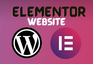 Wordpress website Designer using elementor pro page builder