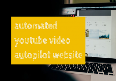 setup automated youtube video website for passive income