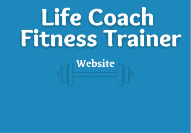 I will design a life coach,  fitness trainer wordpress website with booking form