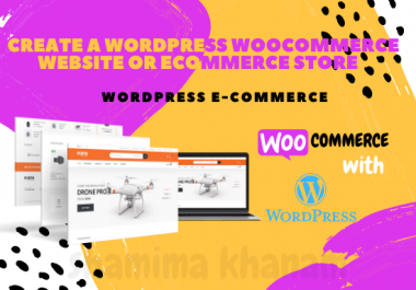I will create a responsive wordpress woocommerce website or ecommerce store